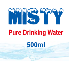 Misty Pure Drinking Water 500ml x 24 Bottles (Free Delivery)